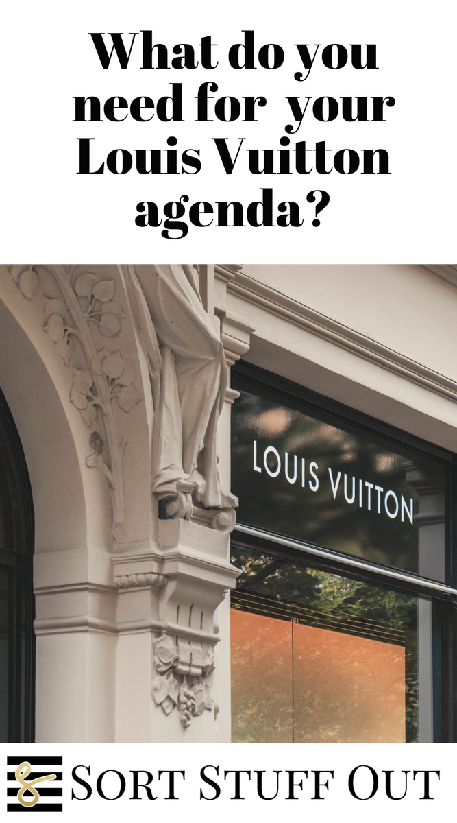 A5 Louis Vuitton Agenda Planner Set Up