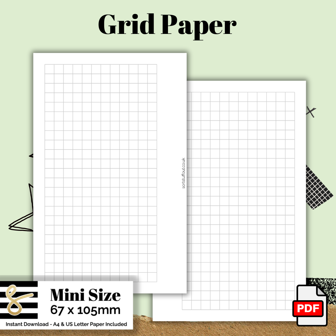 Grid Paper - Mini Size - Free Printable – Sort Stuff Out Grid Paper - Mini Size - Free Printable – Sort Stuff Out
