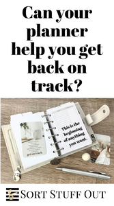 Can your planner help you get back on track?
