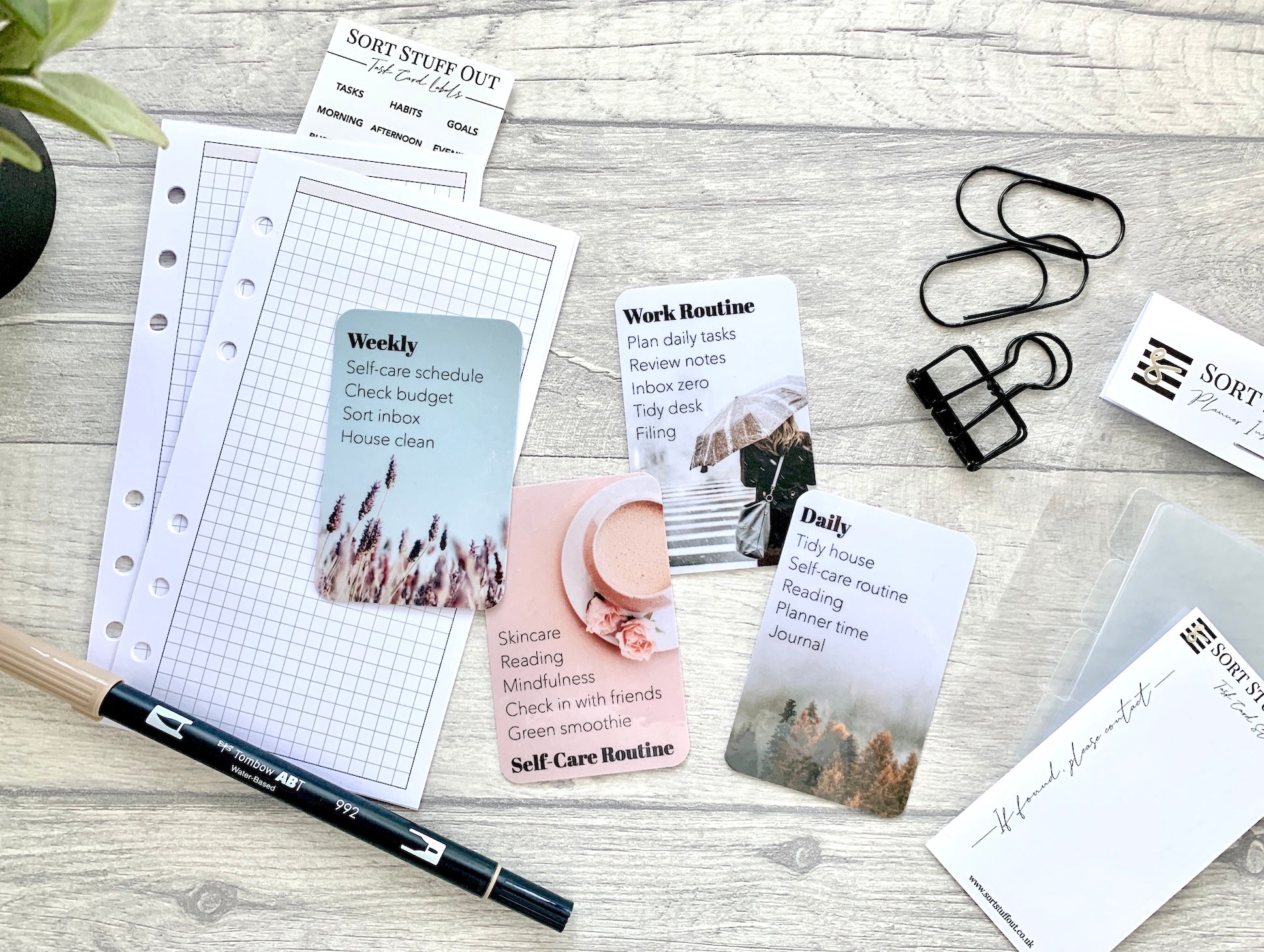 Can task cards help you and your planner to be more organised?