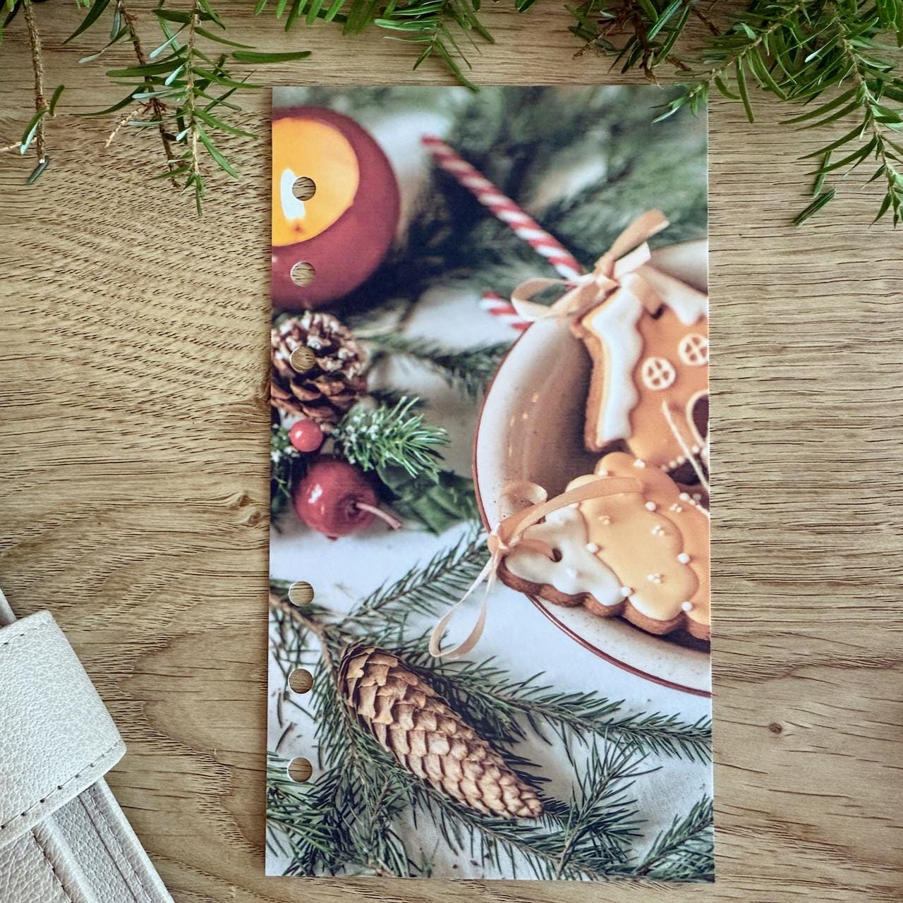 Pine Cone and Cookies - Christmas Dashboard - Choose Your Size