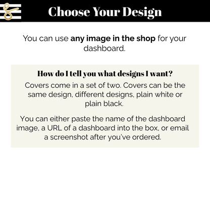 Oversized Dashboards for Disc Planners (Individual)