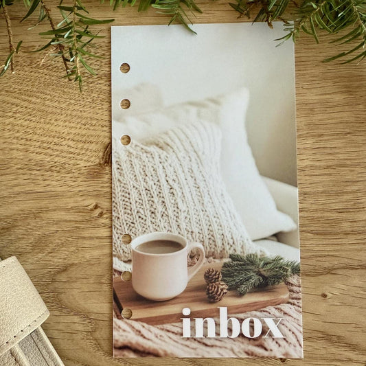 Cosy Coffee Inbox - Christmas Dashboard - Choose Your Size