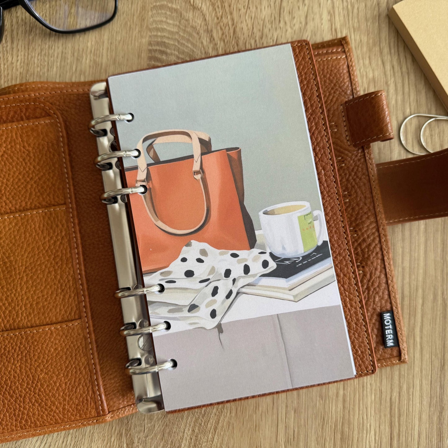 Time to Go Dashboard - A5, B6, Personal Wide, Personal, A6, Pocket, Pocket Plus, Mini Ring Planners. Protective Cover.
