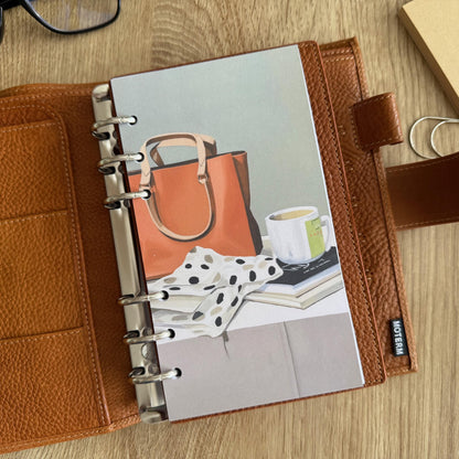 Time to Go Dashboard - A5, B6, Personal Wide, Personal, A6, Pocket, Pocket Plus, Mini Ring Planners. Protective Cover.