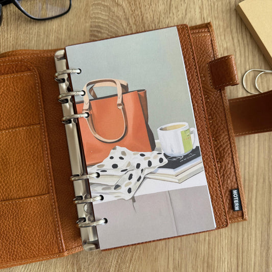 Time to Go Dashboard - A5, B6, Personal Wide, Personal, A6, Pocket, Pocket Plus, Mini Ring Planners. Protective Cover.