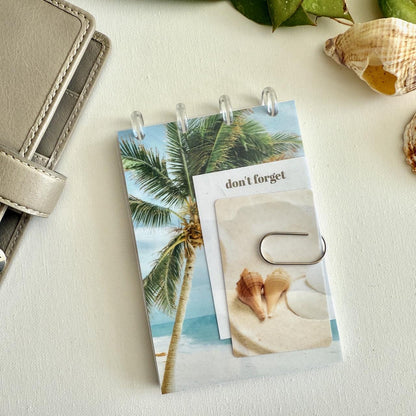 Summer Holiday Brights Sticker Book Front & Back Covers - With or Without Discs and Protective Clear Covers - Create Your Sticker System