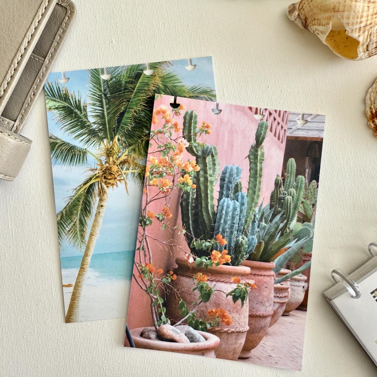 Summer Holiday Brights Sticker Book Front & Back Covers - With or Without Discs and Protective Clear Covers - Create Your Sticker System