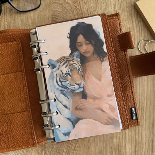 The Quiet Wild Dashboard  - A5, B6, Personal Wide, Personal, A6, Pocket, Pocket Plus, Mini Ring Planners. Protective Cover.