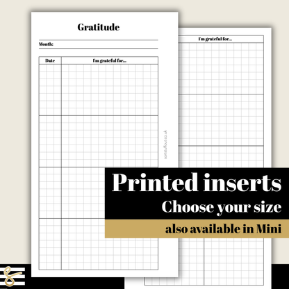 a printable worksheet with the words, printable inserts, and
