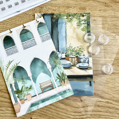 Garden Oasis Sticker Book Front & Back Covers - With or Without Discs and Protective Clear Covers - Create Your Sticker System