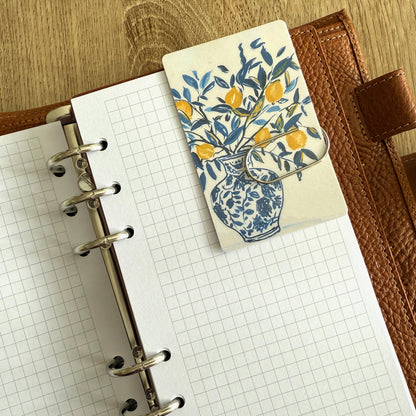 Journal Cards - La Dolce Vita Set - 5 Pack for Planner Deco - Use as Bookmarks, Decoration - Clip and Card Holder Options