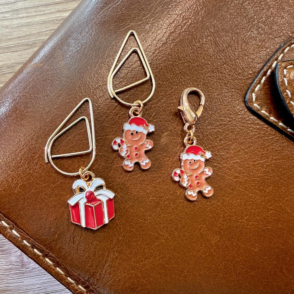 Christmas Cookies and Gifts - Page Marker Clips - Ring Planner Accessories & Deco - Choose Your Design