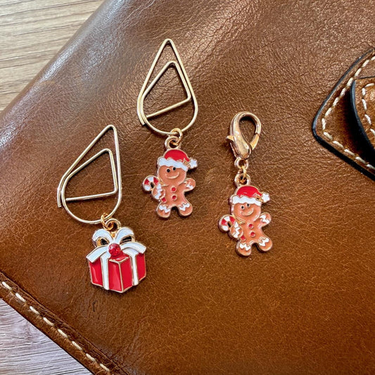 Christmas Cookies and Gifts - Page Marker Clips - Ring Planner Accessories & Deco - Choose Your Design