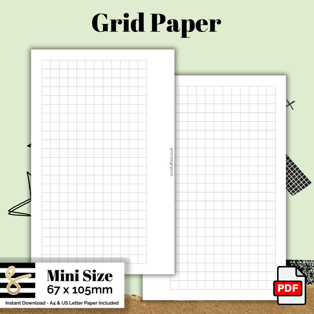 Grid Paper - Mini Size - Free Printable