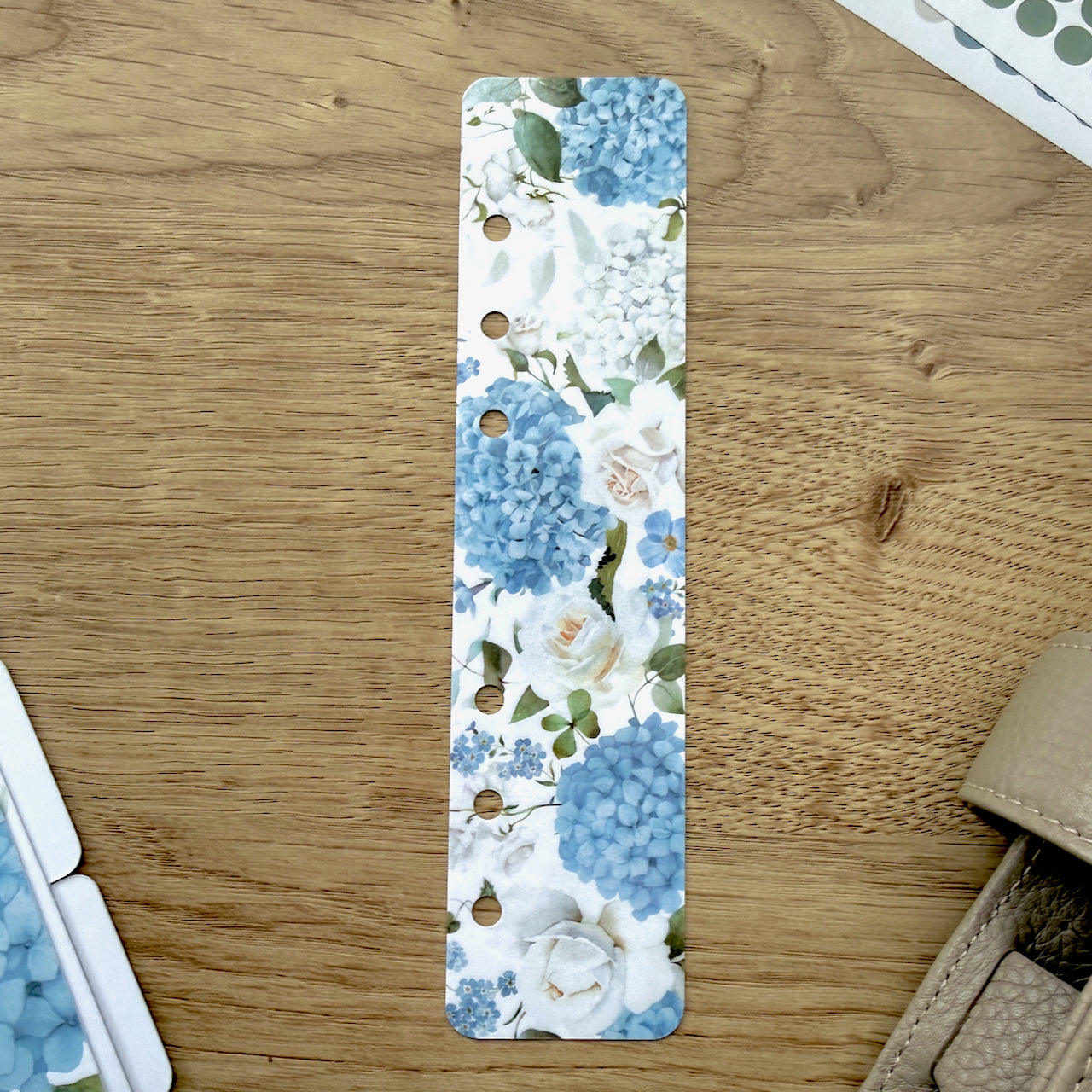 Photo Page Marker - Blue Floral Spring