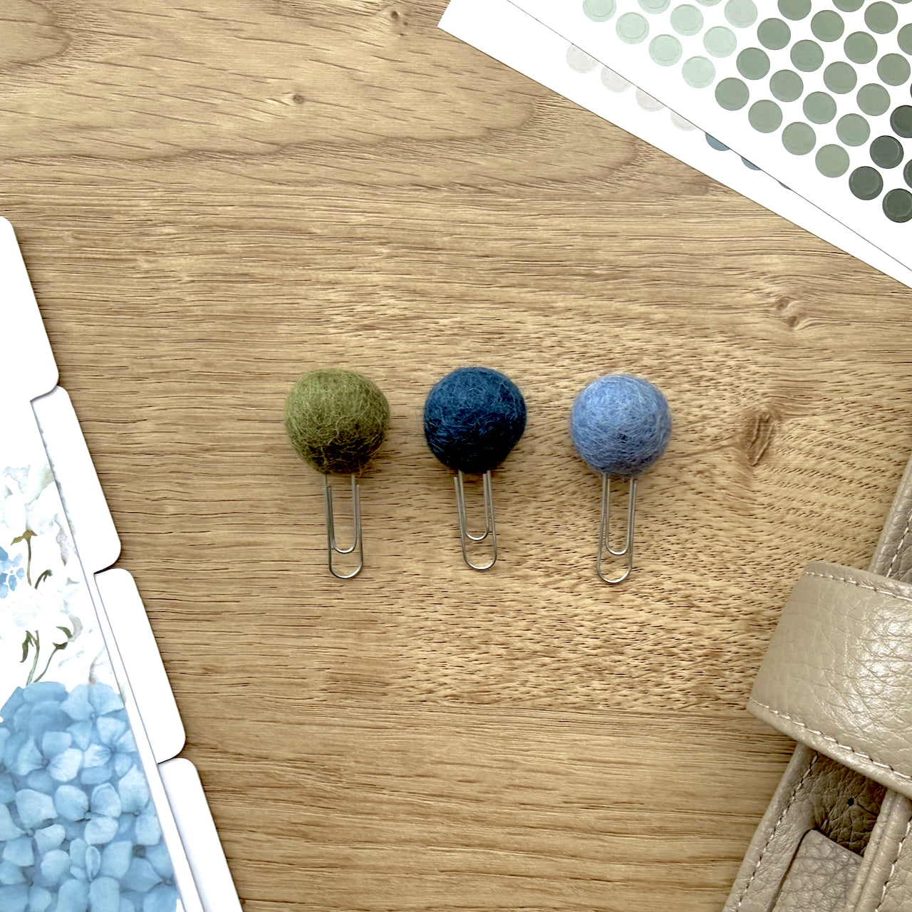 Blue Floral Spring Bundle - Saving 25% - Choose Your Size - Disc or Ring Planners