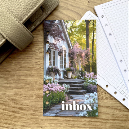 Spring Flower Garden Inbox Dashboard - Choose Your Size - Ring or Disc Planners