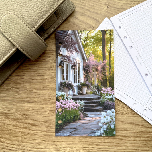 Spring Flower Garden Dashboard - Choose Your Size - Ring or Disc Planners