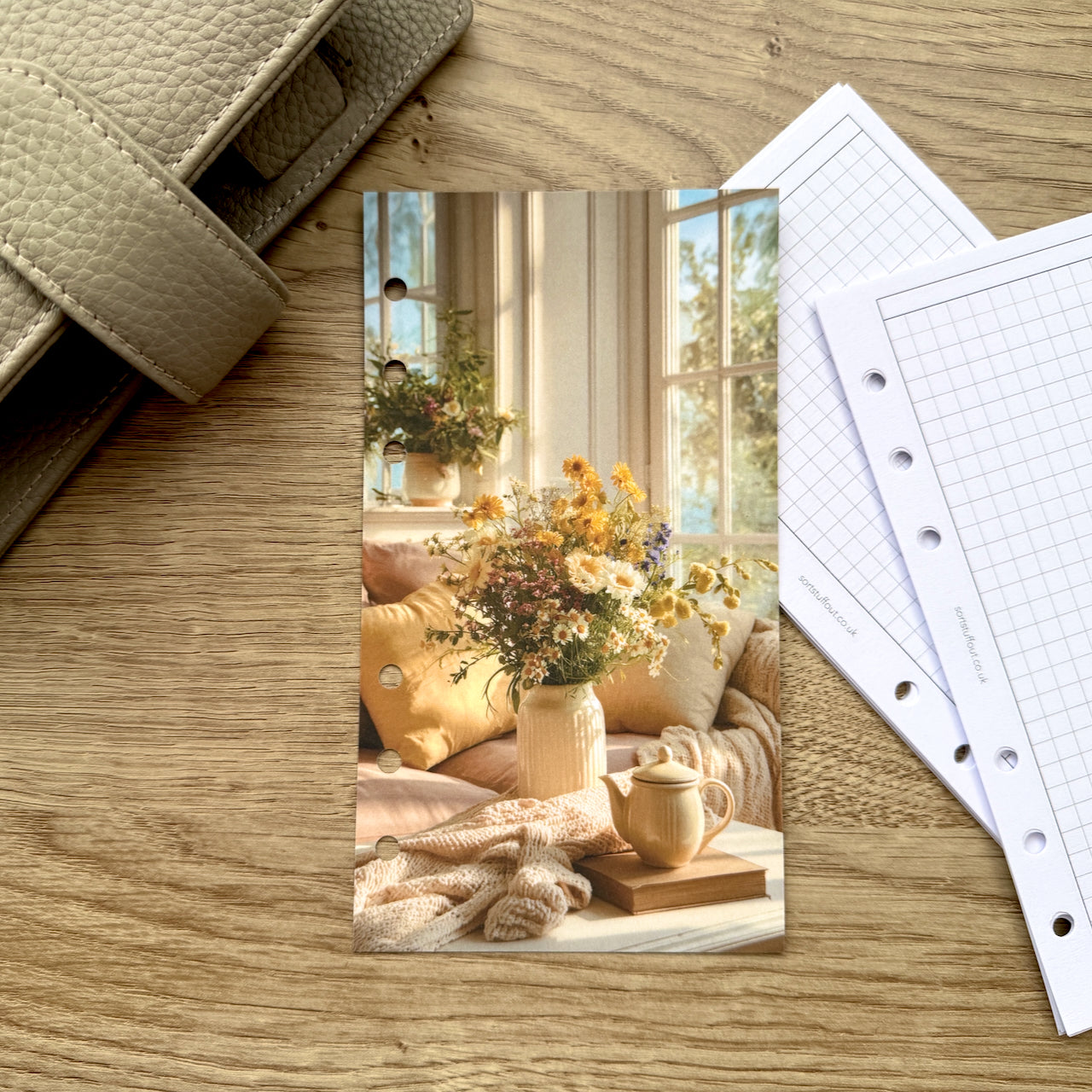 Spring Lounge Dashboard - Choose Your Size - Ring or Disc Planners