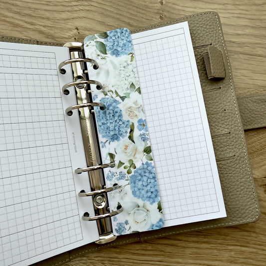 Photo Page Marker - Blue Floral Spring