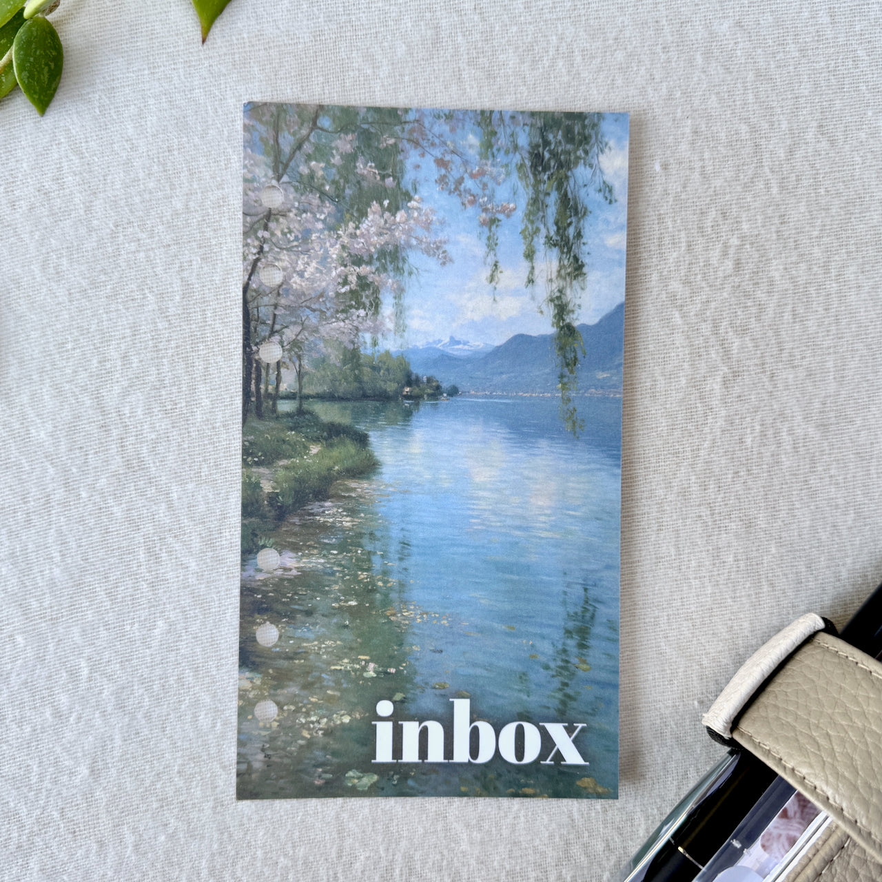 Painted Lake Inbox Dashboard - Choose Your Size - Ring or Disc Planners