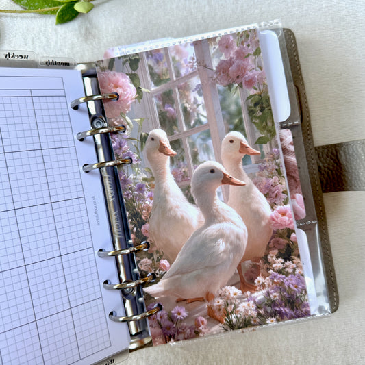 Spring Ducks Dashboard - Choose Your Size - Ring or Disc Planners