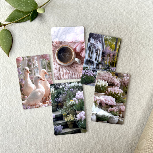 Spring Garden Journal Cards - Use as Bookmarks or Decoration