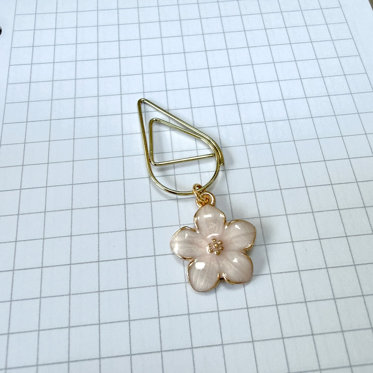 Small Blossom Page Marker Clip