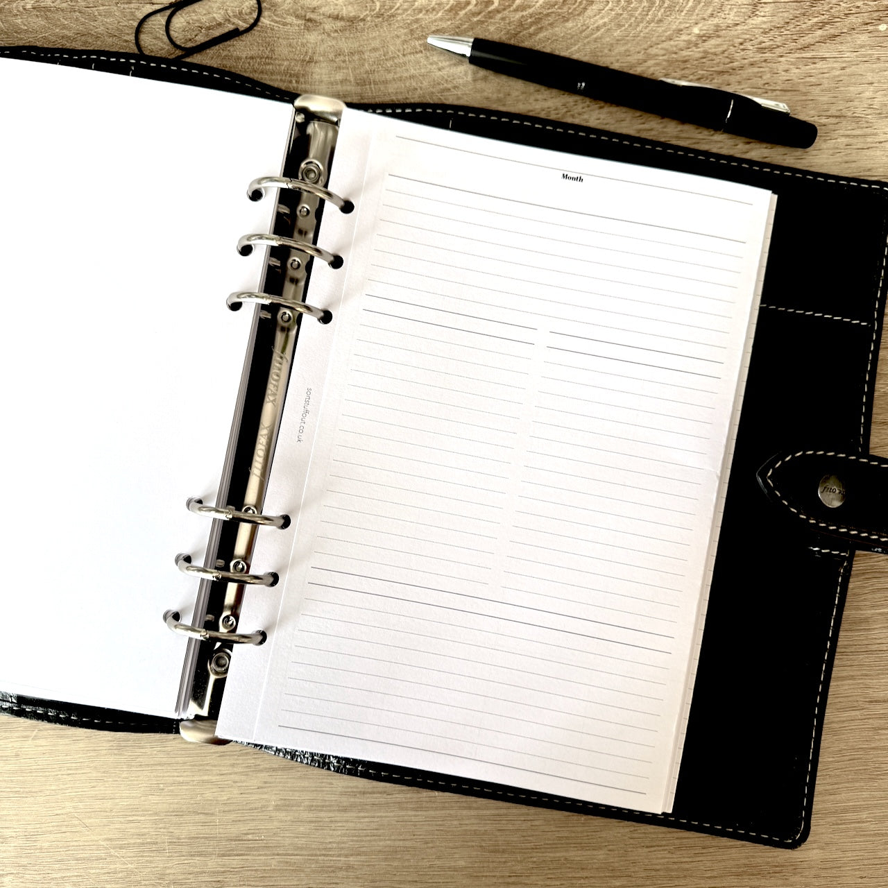 Monthly Foldout - Printed Planner Inserts - Choose Your Size