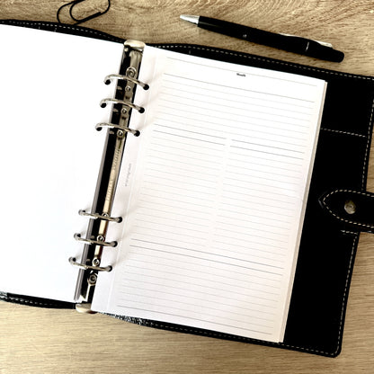 Monthly Foldout - Printed Planner Inserts - Choose Your Size