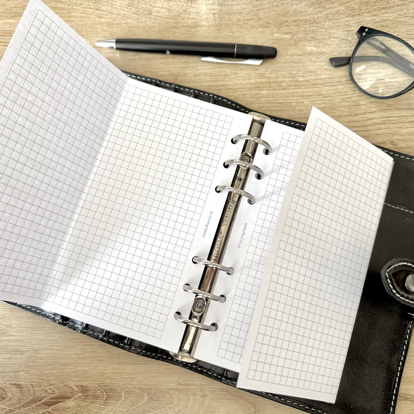 Personal Size Foldout Grid Paper