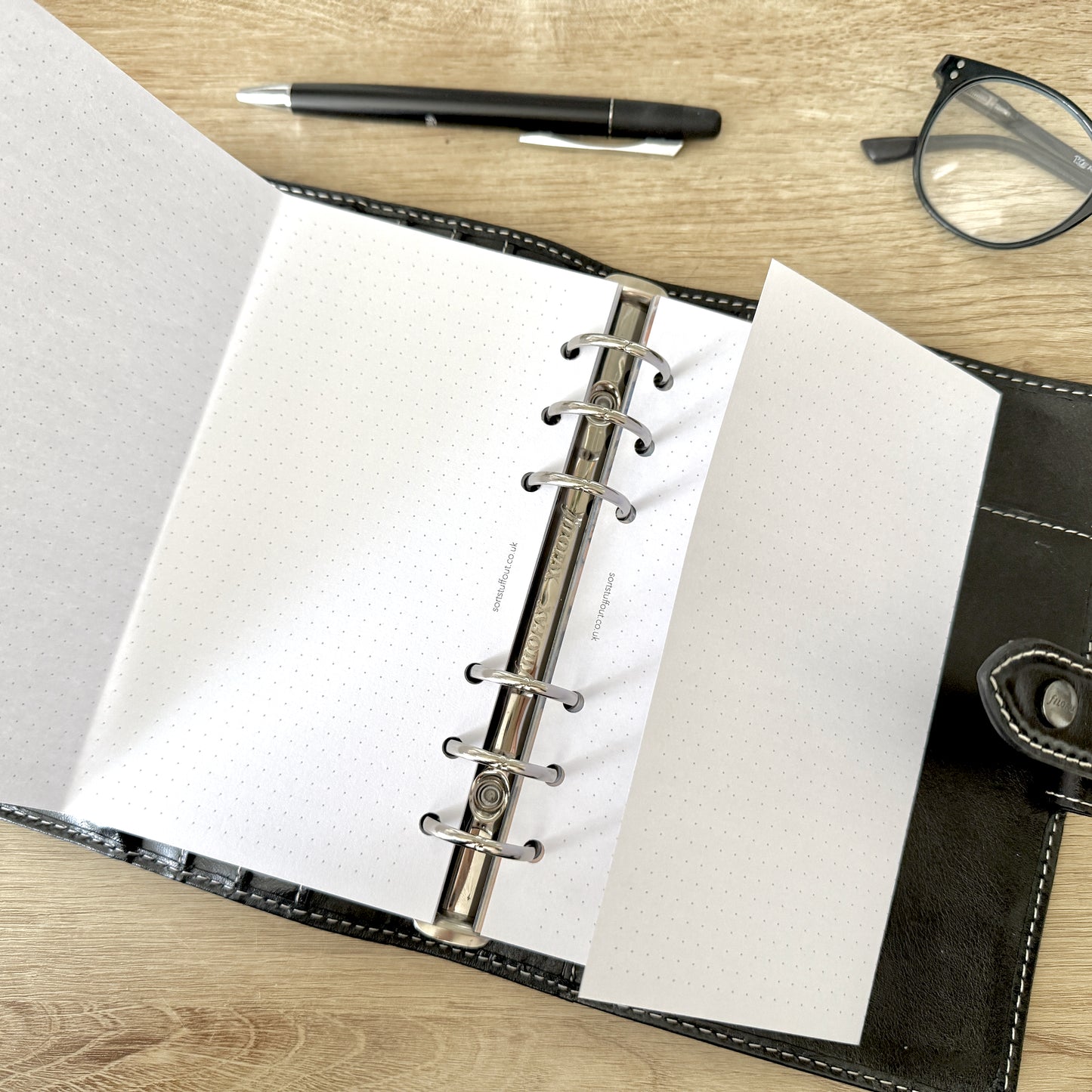 Personal Size Foldout Dot Grid Paper