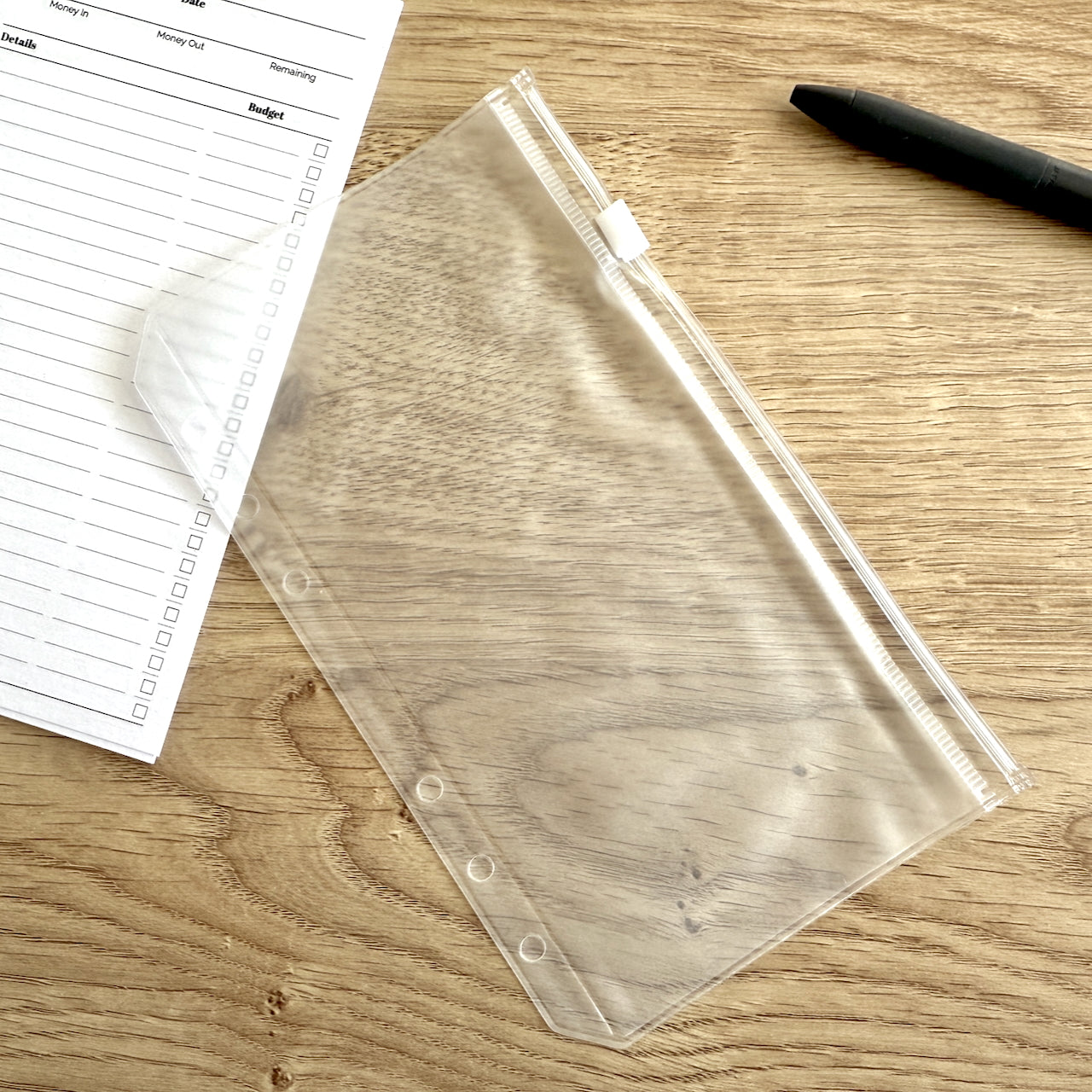 Zip Wallets - For Storage or Cash Stuffing - Fits Personal, PW, FCC and B6 Ring Planners