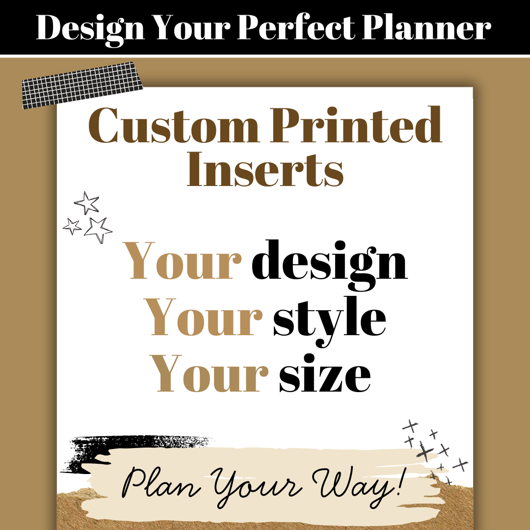 Custom Printed Inserts – Sort Stuff Out