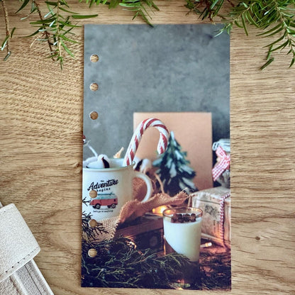 Eggnog and Candy Cane - Christmas Dashboard - Choose Your Size
