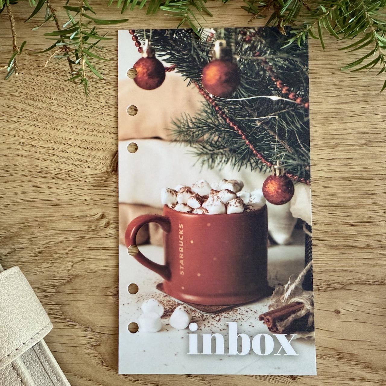 Tree and Chocolate Inbox - Christmas Dashboard - Choose Your Size