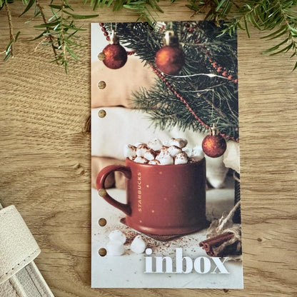 Tree and Chocolate Inbox - Christmas Dashboard - Choose Your Size