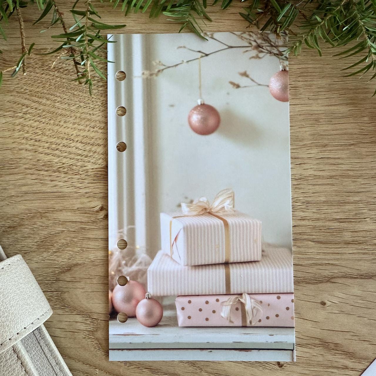 Pink Gifts and Decorations - Christmas Dashboard - Choose Your Size