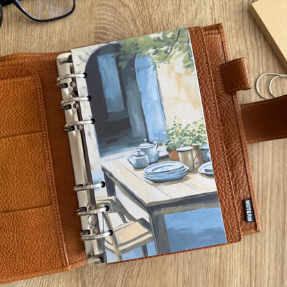 Al Fresco Dashboard - A5, B6, Personal Wide, Personal, A6, Pocket, Pocket Plus, Mini Ring Planners. Protective Cover.