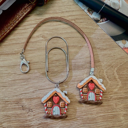Gingerbread House Accessories - Page marker or clip - Ring Planner Accessories & Deco