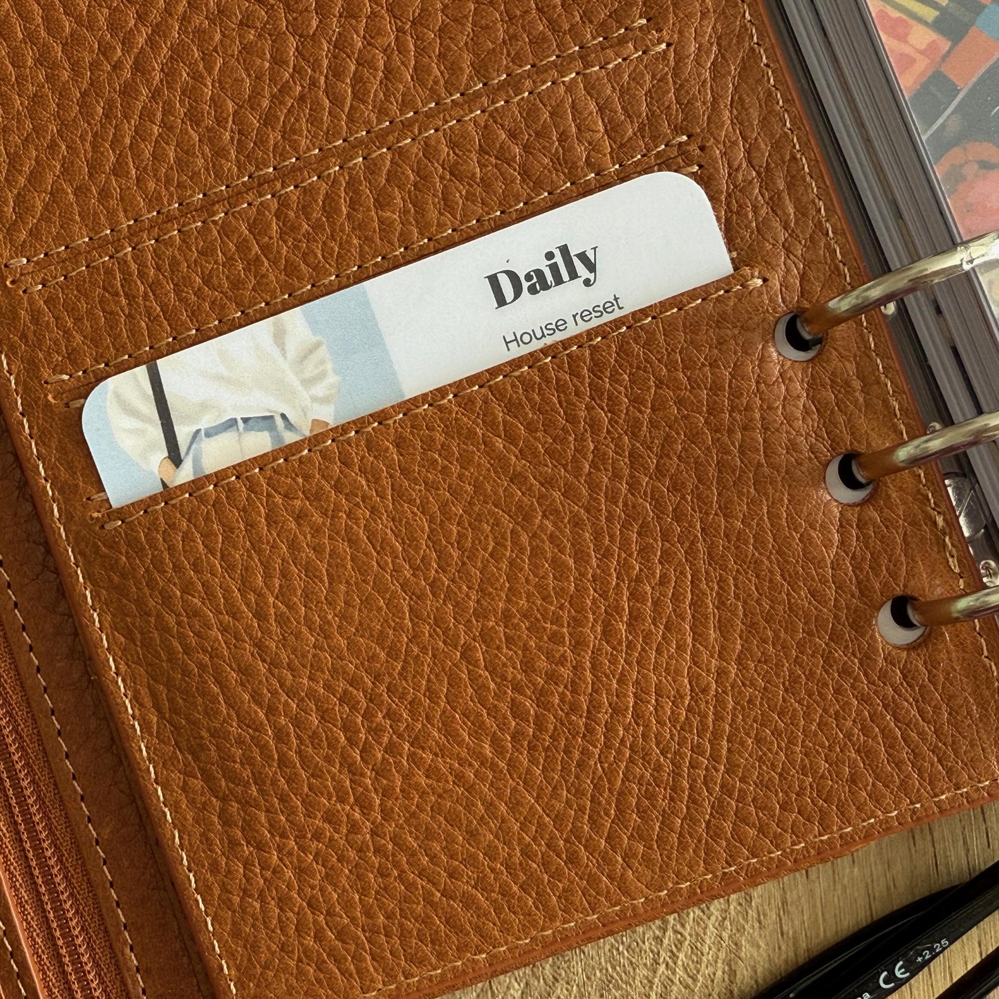 Custom Task Card - Classic & Elegant - Personalised Task Card for Your Planner - Add Tasks, Routines, Reminders - Functional, Minimal Deco