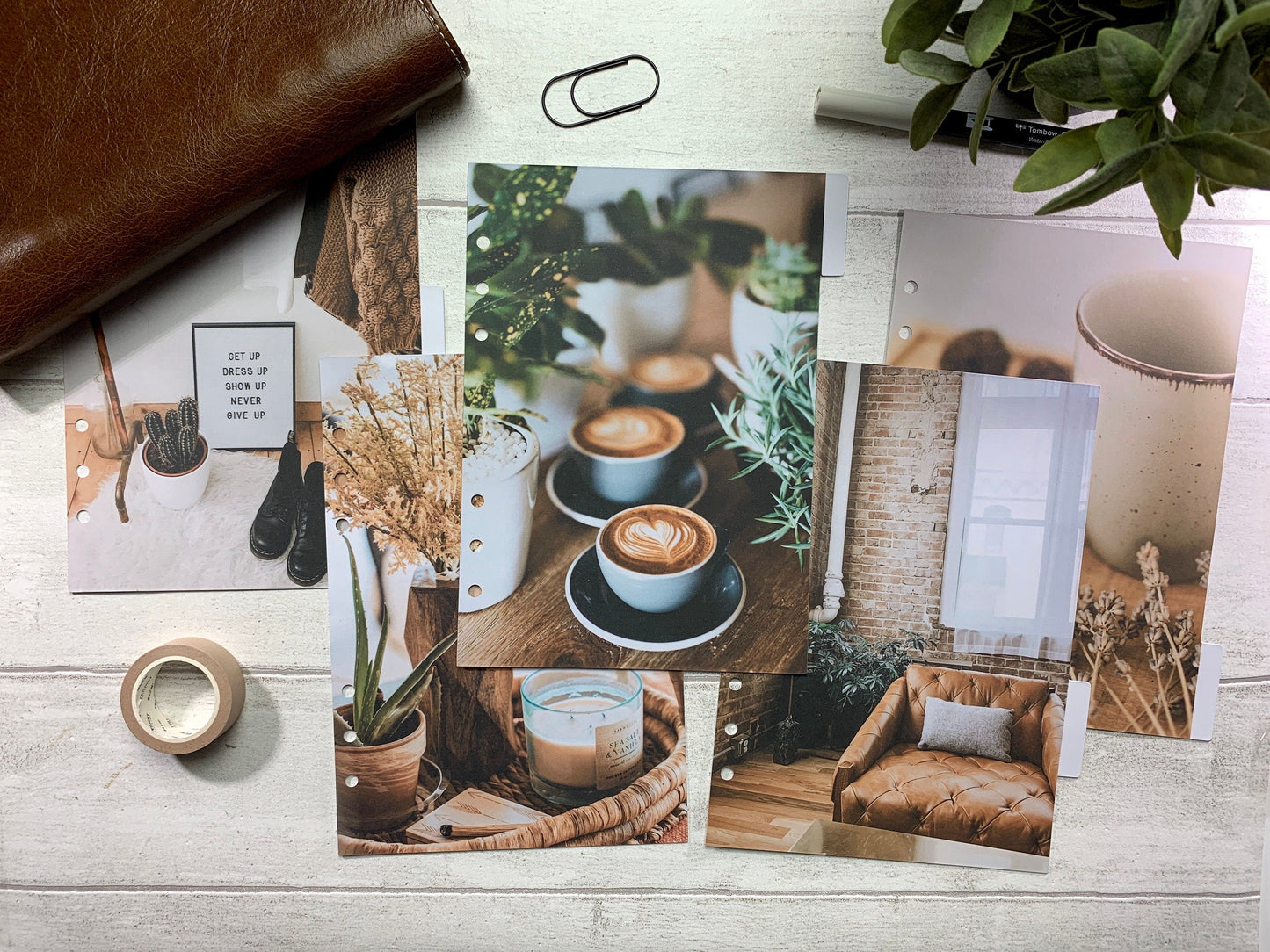 Warm Ochre Planner Dividers