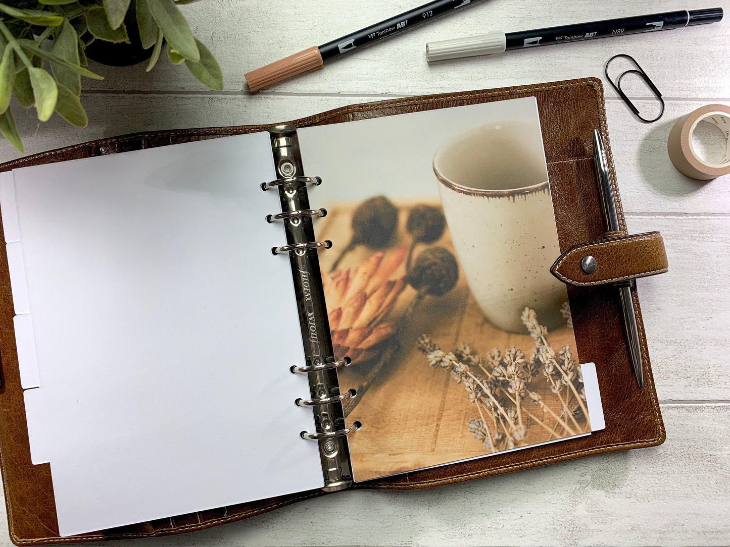 Warm Ochre Planner Dividers