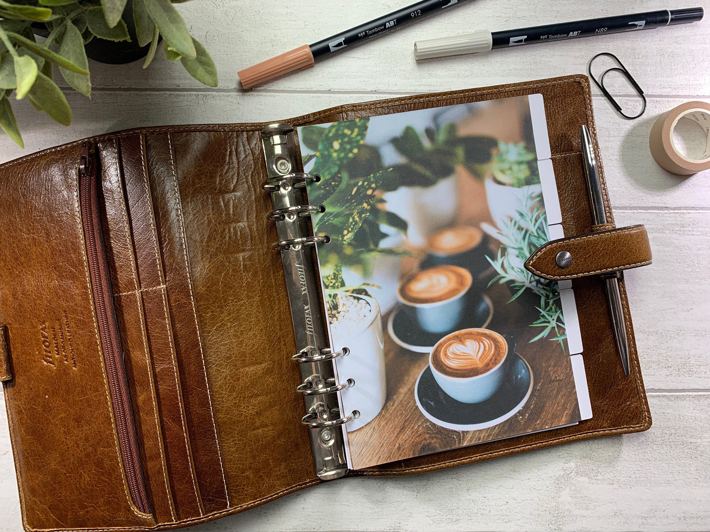 Warm Ochre Planner Dividers