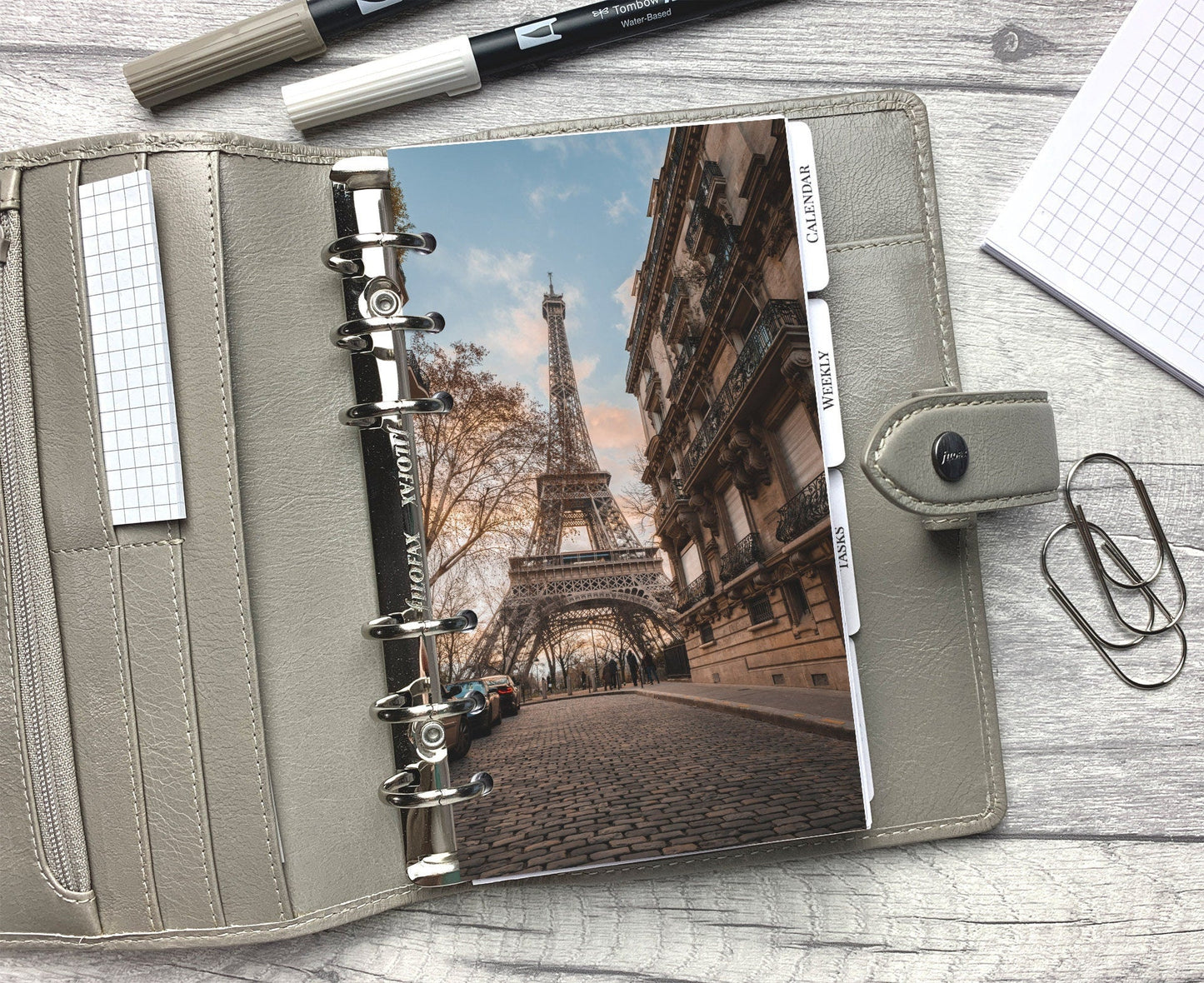 Paris Sunset - Warm Tones - Planner Dashboard