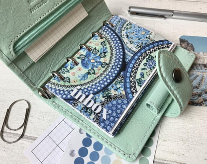 Blue Ceramic Inbox - summer Dashboard