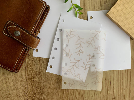 Terracotta Stems Vellum Dashboard