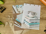 Load image into Gallery viewer, Turquoise Tones Sticker Book Front &amp; Back Covers - With or Without Discs and Protective Clear Covers - Create Your Sticker System
