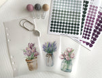 Load image into Gallery viewer, Spring Plant Pots - Spring Bundle 1 saving 25% - Fits A5, B6, Personal Wide, FCC, Personal, A6, Pocket +, Pocket, Mini Ring Planners
